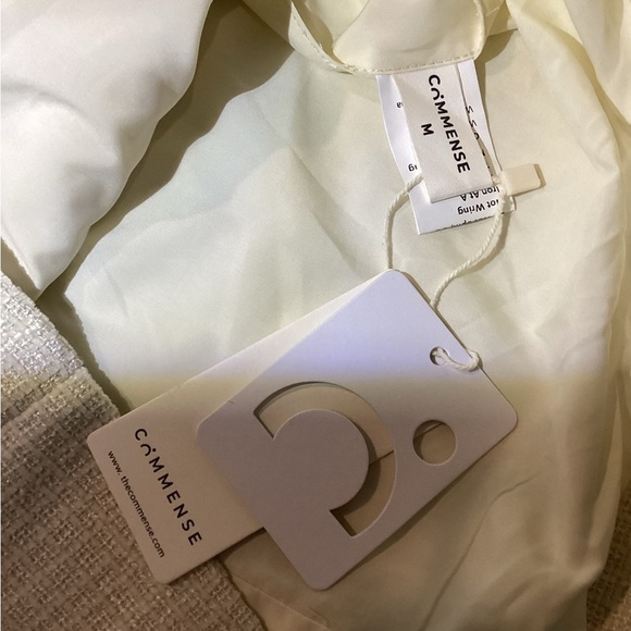 Commense Cream Mini Dress with Black Trim – Size M – NWT‎ - Picture 2 of 7